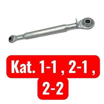 Traktor Oberlenker Kat 1-1 / 1-2 / 2-2 Hülse 180 510mm M30x3,5 Dreipunkt