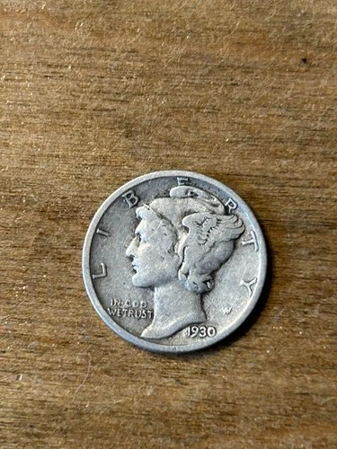 1930 Mercury Dime VG+