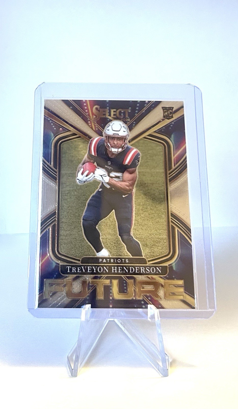 2025 Panini Select Rookie Treveyon Henderson Select Future Insert #15 Patriots