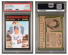 1971 TOPPS Don Sutton #361 PSA 8 NM MT