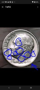 Rare 1967 No Mint Mark Roosevelt Dime DDO/DDR High Grade For Sale.