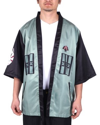 Kakashi Hatake Kimono Jacke | Anime Haori Umhang | Grün | Größen: S/M, L/XL
