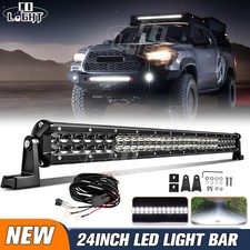 8 14 22 32 42 52 Led Light Bar Spot Flood Combo Driving Truck Suv Offroad 4wd