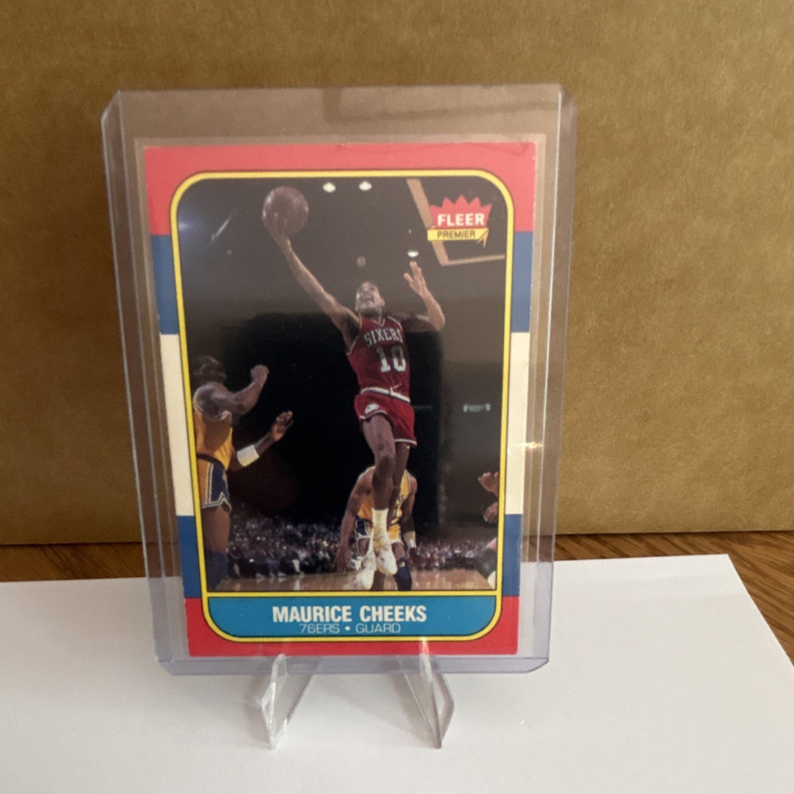 Fleer 1986-87 Maurice Cheeks Base Set #16 Philadelphia 76ers Basketball