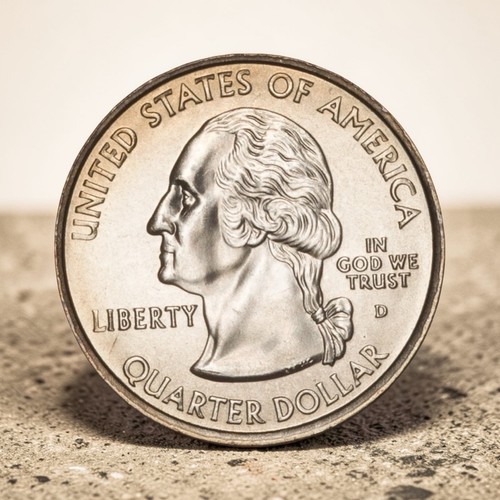 2008-D 25C Arizona State Quarter Toned USA BB033 - Picture 1 of 4