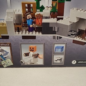 Lego Minecraft The Snow Hideout 21120 Brand New Sealed Back Box Tear Fast Ship