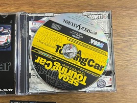 Sega Touring Car Championship Sega Saturn w/ Spine, Postcard & Guide Book Tested