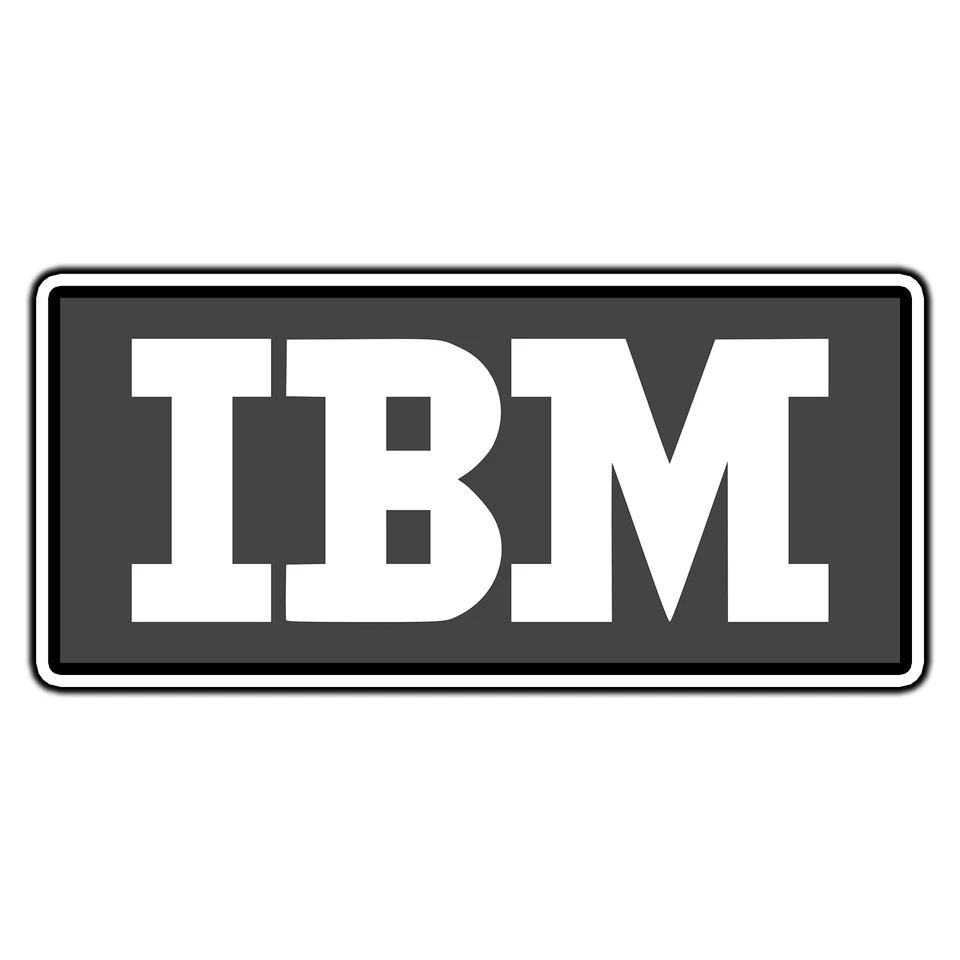 IBM Logo #1 Sticker Waterproof Vinyl Decal Die-Cut Laptop Car