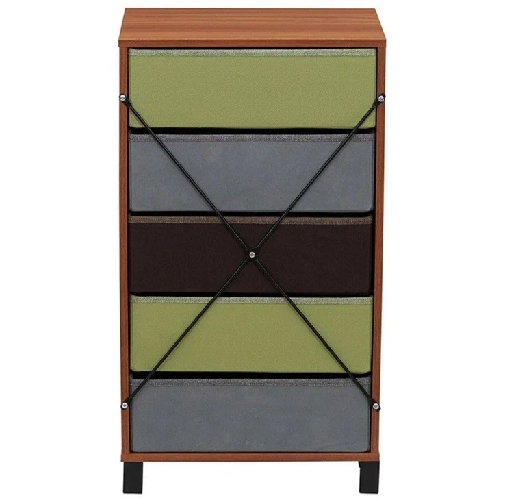 Cómoda con 5 cajones Household Essentials 8035-1 (arce miel) Foto 2 de 4