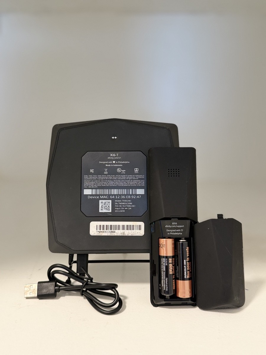 Xfinity Xi6-T Streaming Box With Remote , and Power Cable | eBay