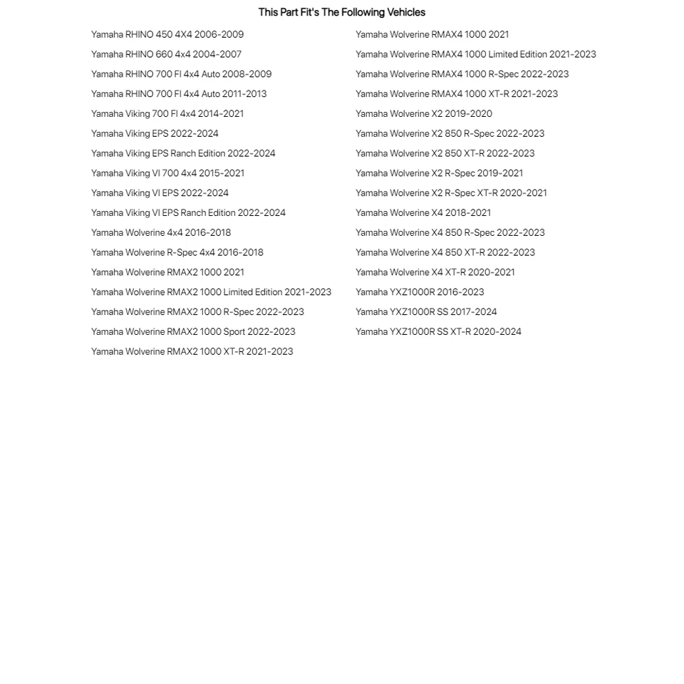 Kit de bota de haste de amarração para rack de direção Tusk para YAMAHA RHINO 660 4x4 2004-2007 - Imagem 3 de 3