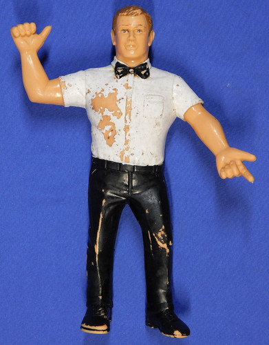 WWF LJN REFEREE WHITE SHIRT VINTAGE FIGURE RARE 19...