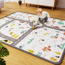 Portable Baby Play Mat 71 x 59 Non-Slip Waterproof Crawling Activity Mat