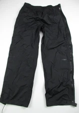 Mens XL Marmot Precip Pants hiking nylon black rain *Flaw