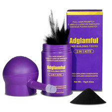 Hair Building Fibers, Hair Fibers for Thinning Hair with Spray Applicator, Long-