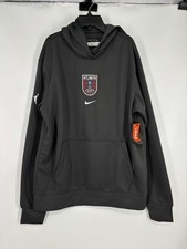 Atlanta Dream Hoodie Sweatshirt Nike Dri Fit Engineered Grey Mens Medium Tall MT