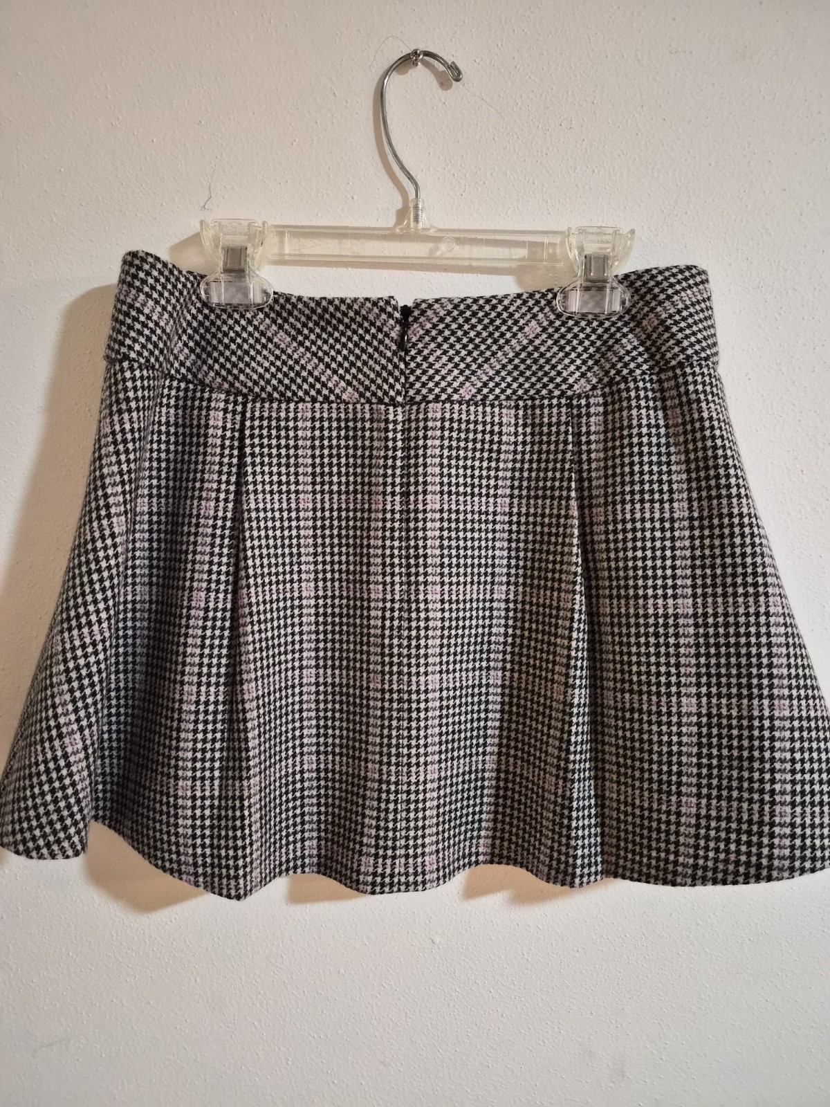 Express Design Studio Pleated Houndstooth Tweed S… - image 2