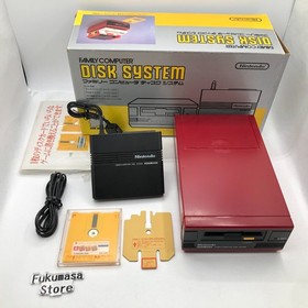 Nintendo Famicom Disk System Console HVC-022 Box New Belt Made in Japan Tested