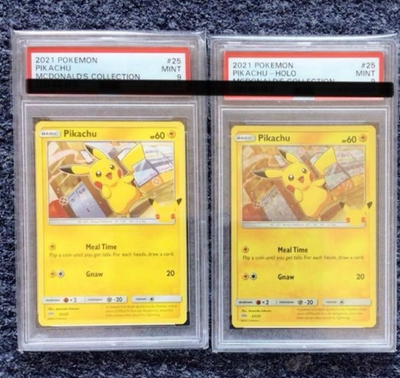 PSA9 Pokemon Card McDonald's 25th Anniversary Promo English