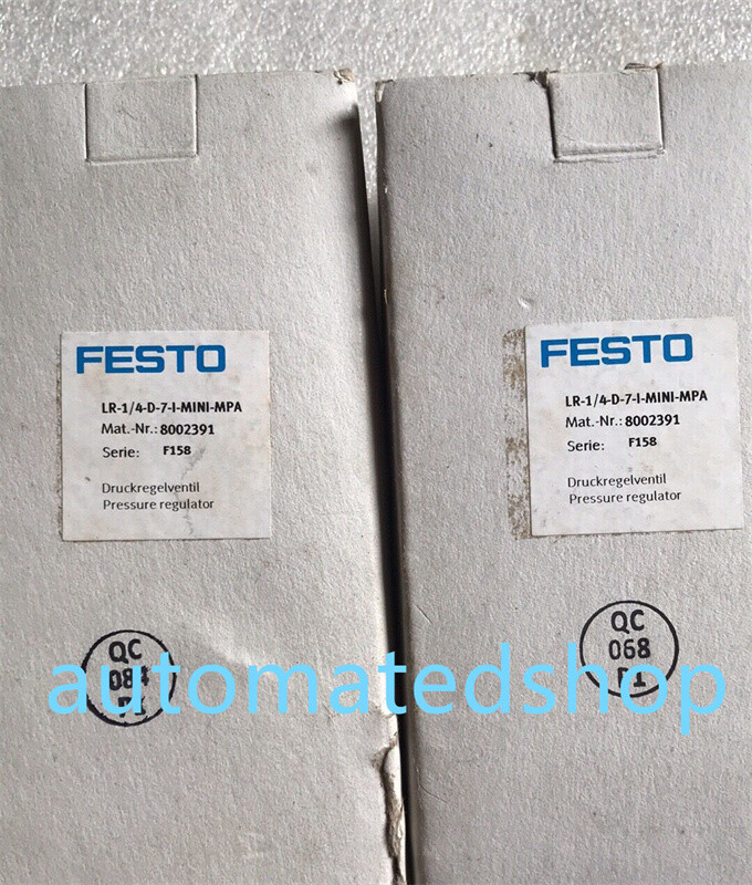 Festo pressure reducing valve LR-1/4-D-7-I-MINI-MPA Via DHL or FedEx