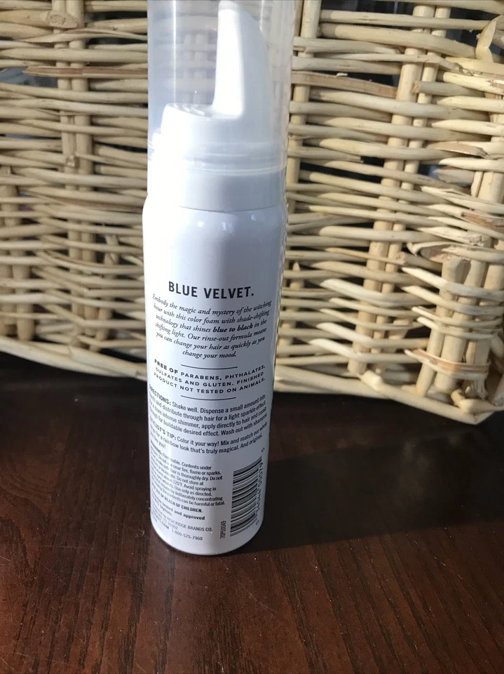  Espuma temporária para cor de cabelo SGX NYC meia-noite azul a preto fl oz 1,6 - Imagem 3 de 4