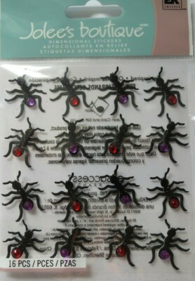 JOLEE'S BOUTIQUE BLACK ANTS REPEATS 3D 16 PC STICKERS SCRAPBOOK CRAFT OUTDOORS