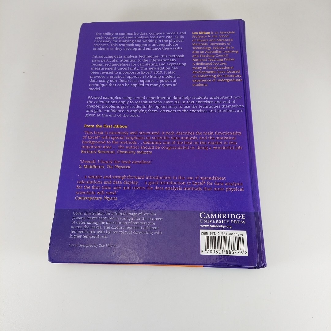 Data Analysis for Physical Scientists Featuring Excel 2nd Ed Les