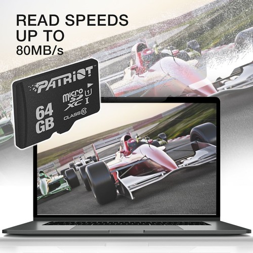 Patriot LX 64GB SDXC Class 10 USH-I Highspeed MicroSDXC Flash Memory Card 5-PACK - Picture 2 of 8