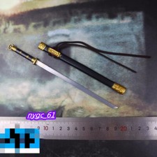 1:6 Ancient Samurai Alloy Knife Sword Prop Weapon For 12" Male Model Figure Toy
