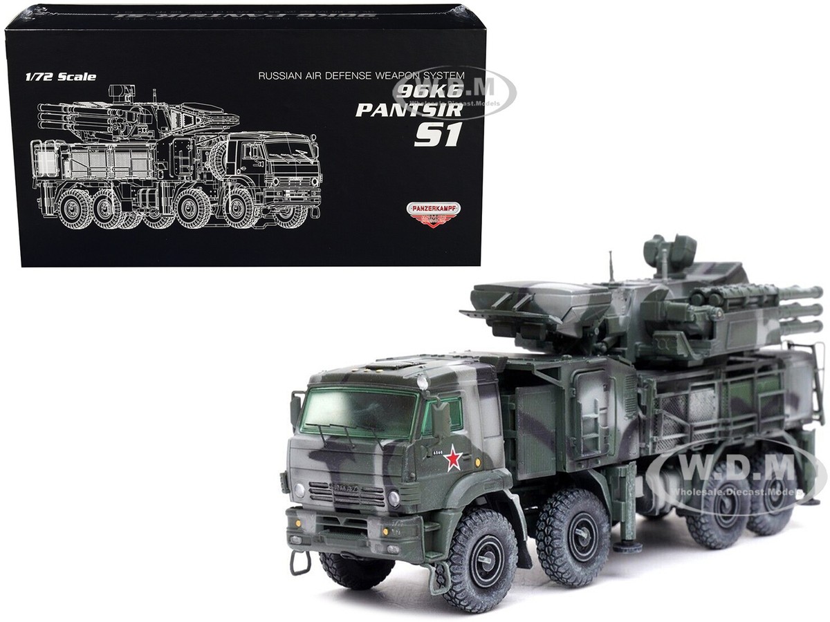 1/72 Pantsir-S1 ロシア軍 防空システム 完成品模型 PANTSIR S1 96K6 AIR DEFENSE 