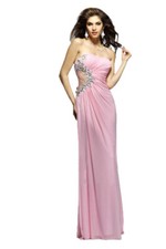 Faviana Prom Dress Formal Evening Gown Style 7317 Light Pink Size 2, 10