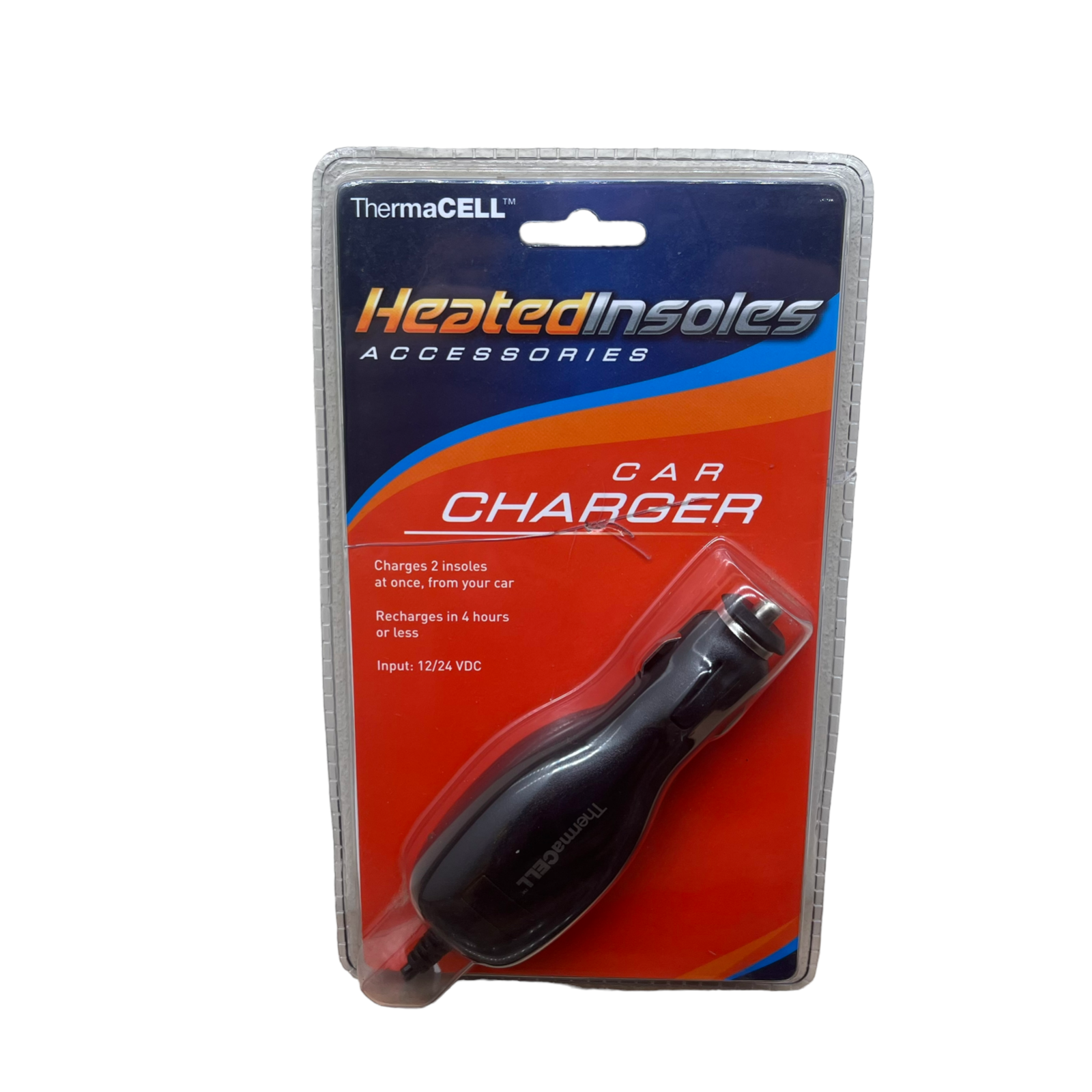ThermaCELL Heated Insoles Accessories Car Charger Charges 2 Insoles OEM