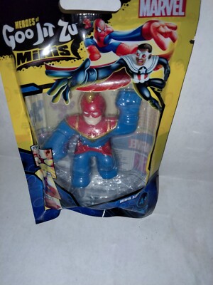 2.5'' Marvel Heroes Goo Jit Zu Mini Captain Marvel - NRFP
