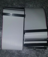 LOT 2 IDE cables 40 Pin 40 wires 3 connectors 18" for IDE HDD, CD,DVD,.. ATA33