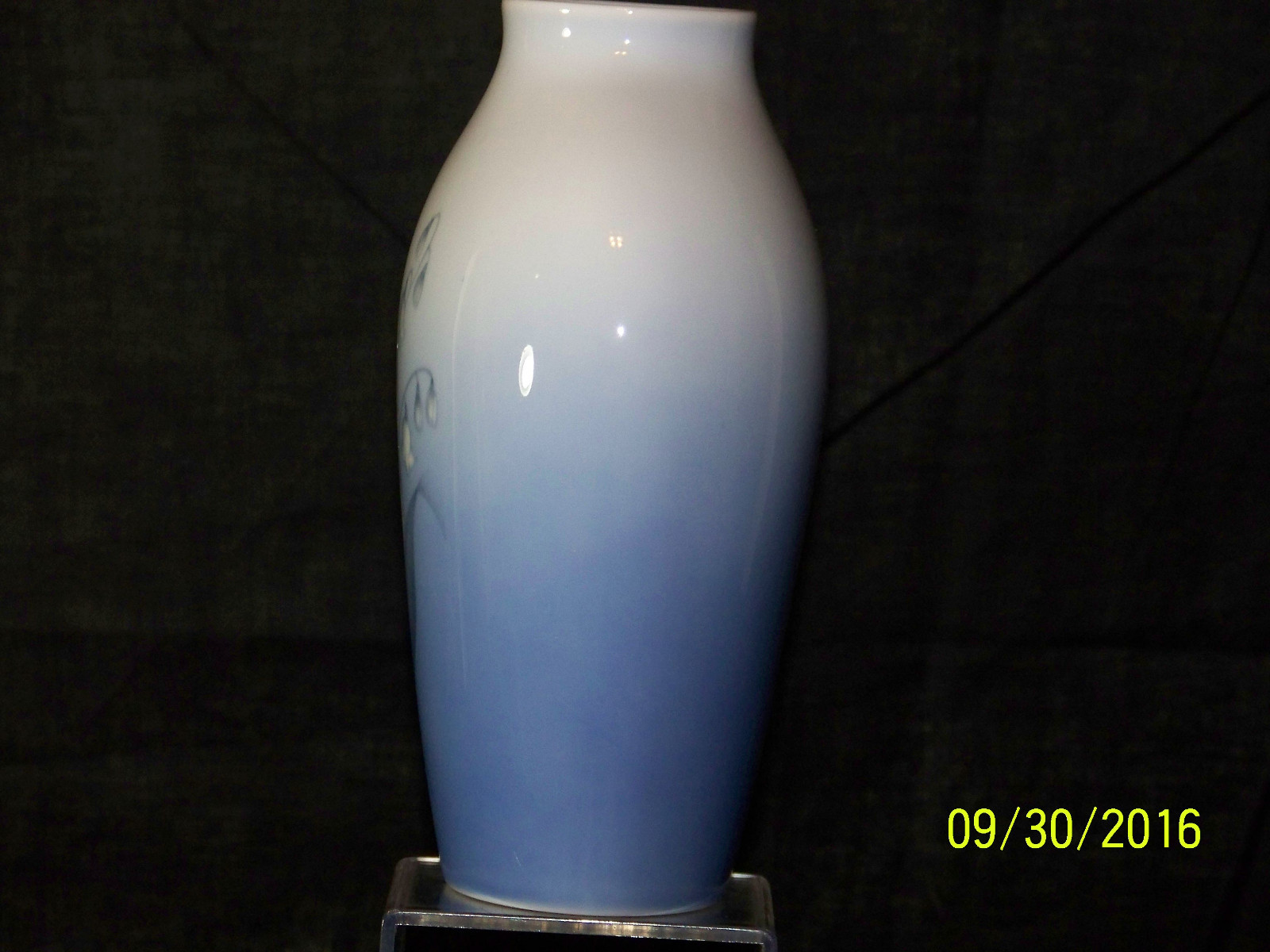 Vintage Royal Copenhagen Porcelain B&G Denmark Porcelain Floral Design Vase 