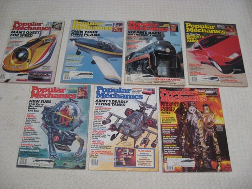 Vintage 80's 1985-1986 Popular Mechanics 8" x 11" Magazine Lot of 13 - Picture 6 of 13