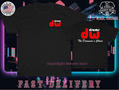 DW Drum Workshop Cymbals Logo Men's T-Shirt American T-Shirt Size S-5XL