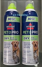 2-Pk Bissell PET PRO OXY Carpet Stain Odor Destroyer PERMANENT REMOVER Aerosol