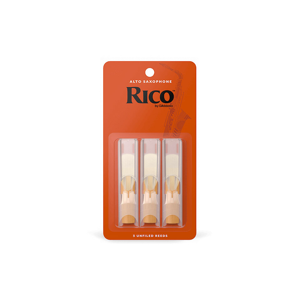Альт-саксофон Blätter DAddario Rico 2,5, 3 штуки, Blättchen NEU