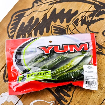 YUM Lil Suzee Ribbed Paddle Tail Soft Swimbait Lure 4.75
