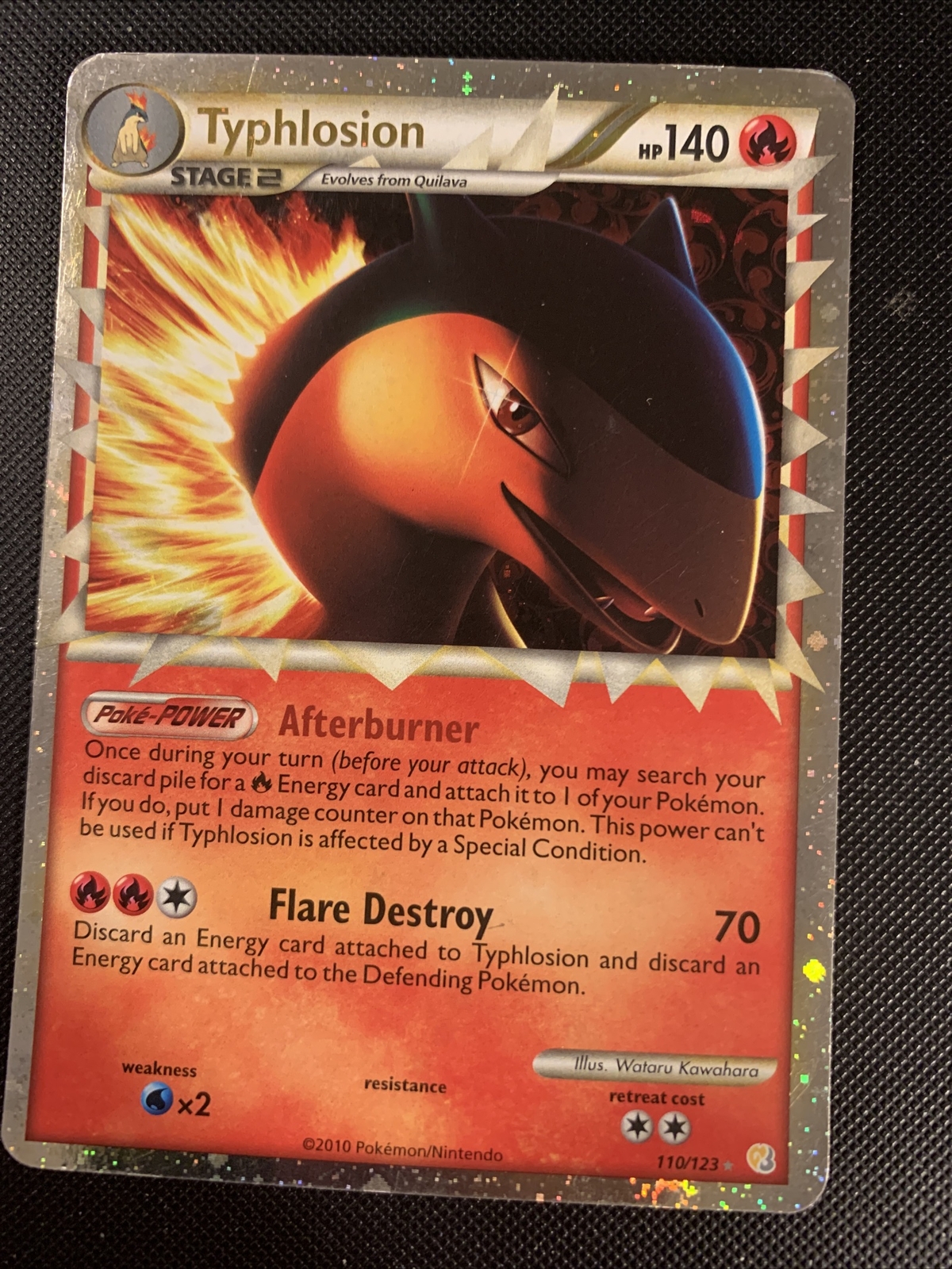 TYPHLOSION  (PRIME) ~ 110/123 ~ RARE ~ HOLO ~  POKEMON 