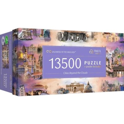 5900511810301 Puzzle Prime 13500 Stk. Städte jenseits der Wolken 81030 TREFL Tre