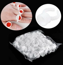 100pcs/bag INK Cup Eyelash Tattoo Glue Holder Ring Pallet Eyelash Extension Tool