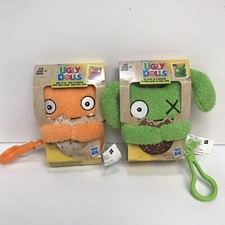 Lot Of 2 Hasbro Ugly Dolls OX To-Go Stuffed Plush Toy 5" inches tall