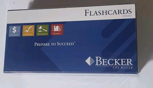 Becker CPA Exam Review - Flashcards (2008) Edition Prepare To Succeed