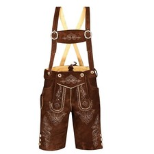 BAVARIA TRACHTEN Lederhosen Men Genuine Leather Authentic German  Size 60
