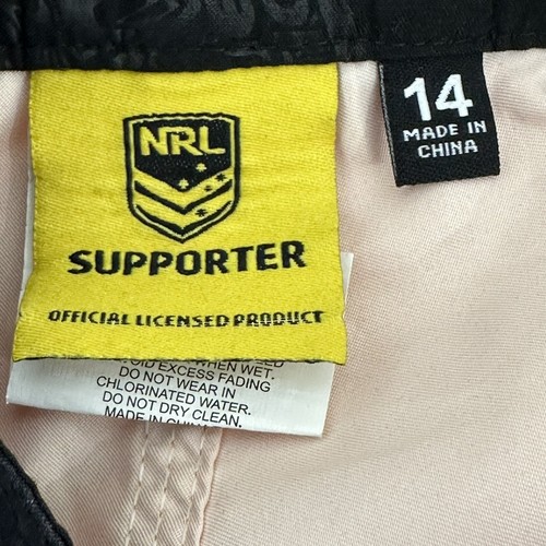 Wests Tigers NRL Quicksilver Boardshort Kids 14 Yrs Old (26in Waist) Orange NEW - Picture 7 of 16