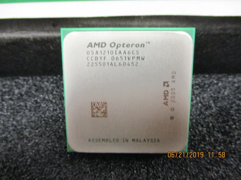 AMD-OSA1210IAA6CS -AMD Opteron 1210 Dual-Core 1.80GHz 2MB L2 Cache Socket AM2 Pr - Image 2 of 3