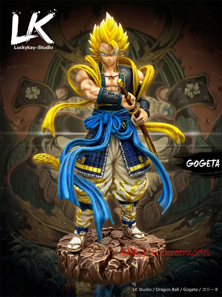LK Studio 1/6 Dragon Ball Samurai Gogeta Yellow Hair Painted