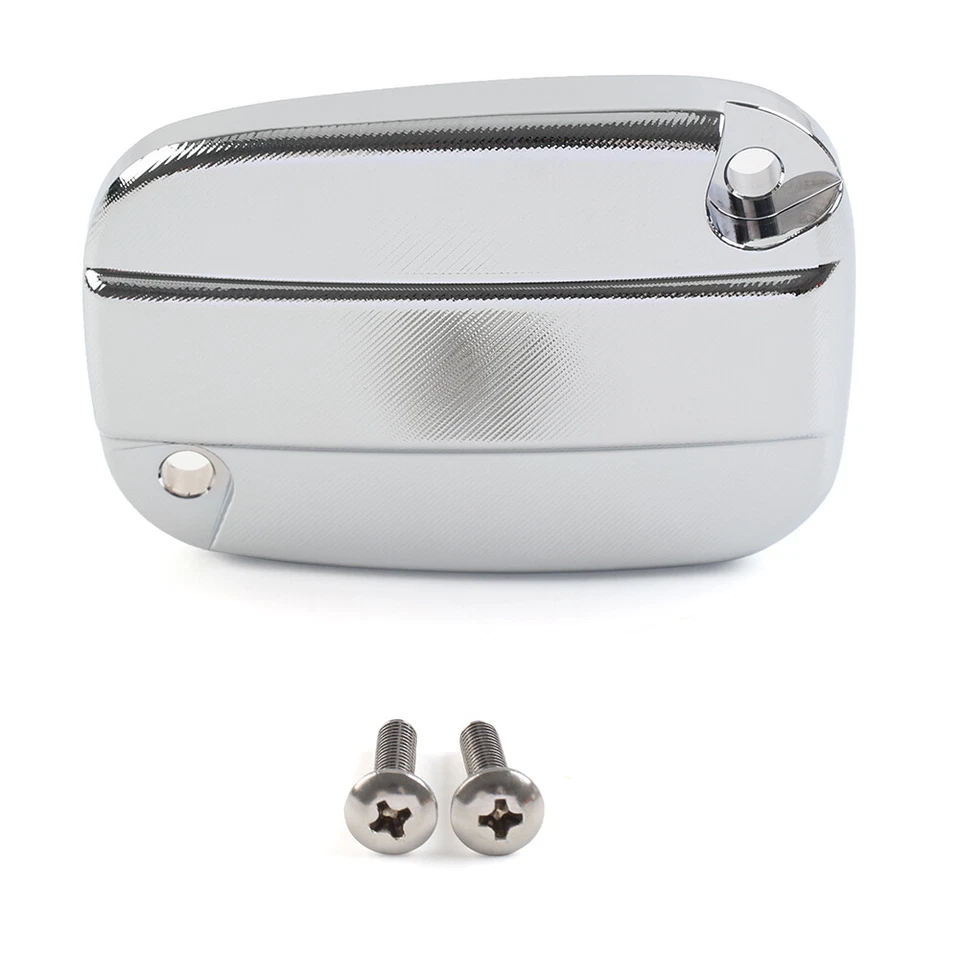 Brake Cylinder Reservoir Cover Cap For Harley Touring Road King Road Glide - Image 3 of 4